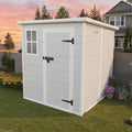6x6 FT Outdoor Storage Resin Shed by Unknown