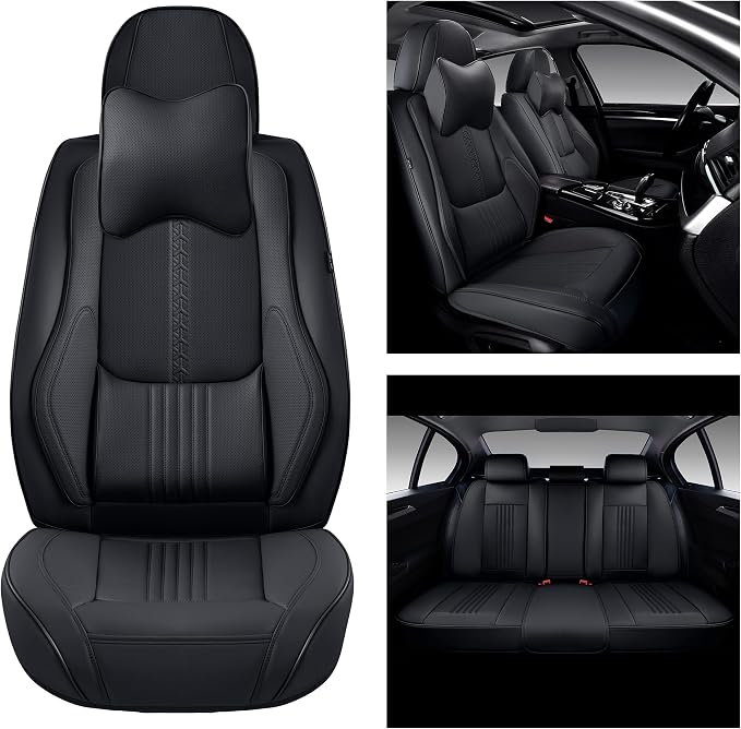 Car Seat Covers Full Set, Front and Rear Seat Covers - Image 2