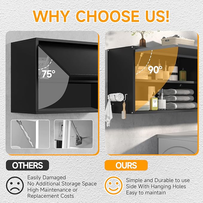 Metal Wall Cabinet with Adjustable Shelves, Doors - Image 7