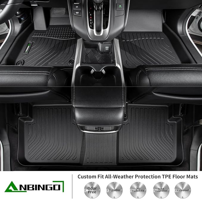 ANBINGO®Floor Mats Fit for Hyundai Santa Fe 2021-2023 Gas Only All Weather Mats - Image 2