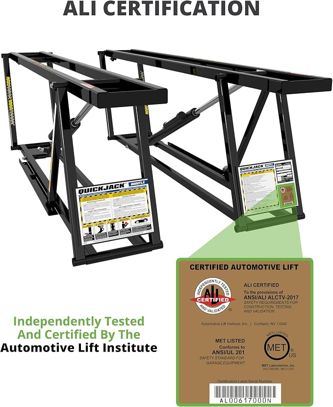 QuickJack 8000TLX Portable Car Lift - Image 2