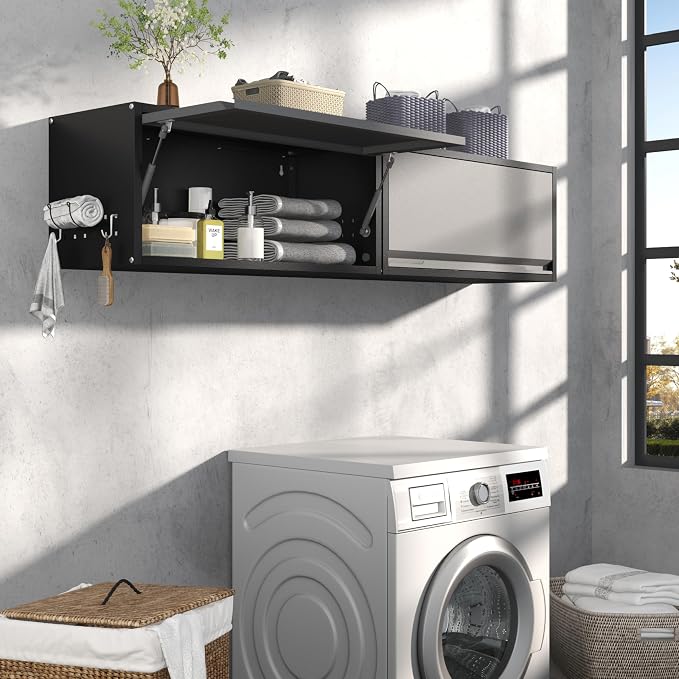Metal Garage Wall Cabinet with Doors Side with Holes, 13.8" H 1 Door Small Wall - Image 8