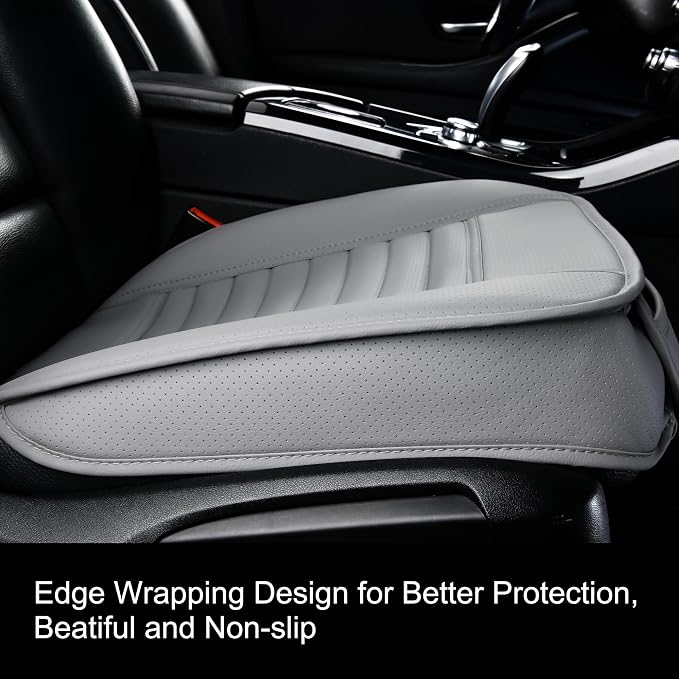 1pc Edge Wrapping Comfortable Car Front Seat Cover Cushion Pad Mat Protector - Image 3