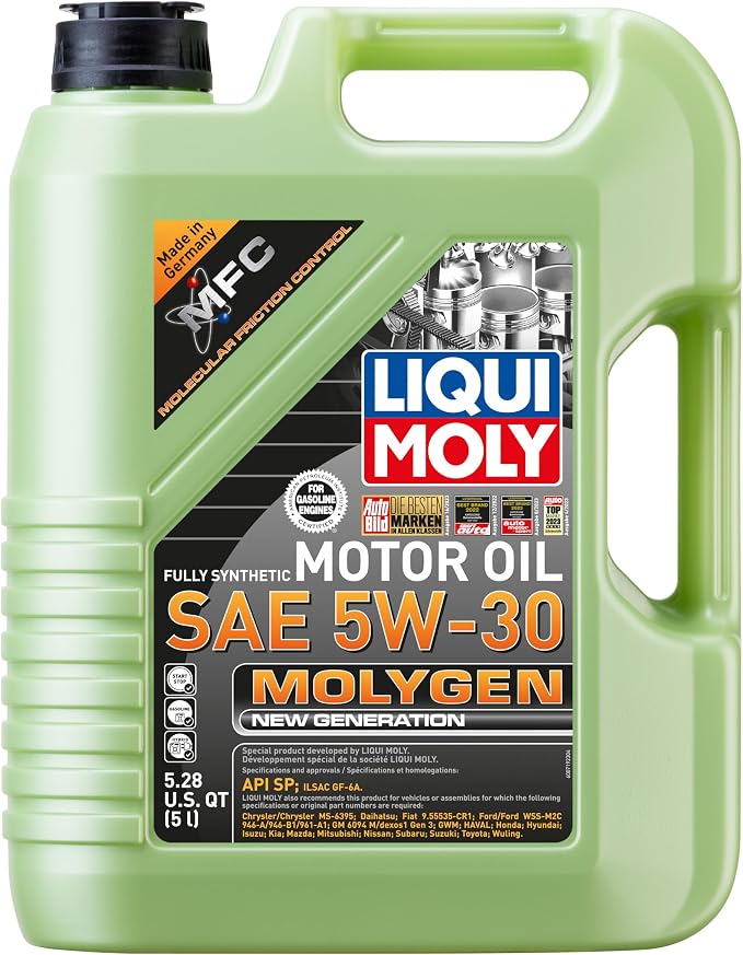 LIQUI MOLY Molygen New Generation 5W-30 Motor Oil | 5 Liter | Fully synthetic by LIQUIMOLY
