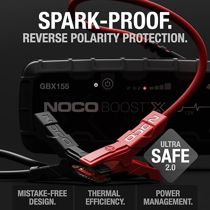NOCO Boost X GBX155: 4250A UltraSafe Jump Starter – 12V Lithium Battery Booster - Image 4