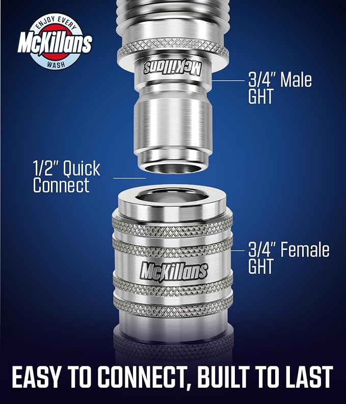 McKillans® 2025 Automatic Garden Hose Quick Connect - Image 6