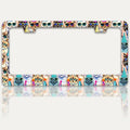 Funny Cat License Plate Frame Pet Cartoon License Plate Holders Stainless Steel by RTINRAN