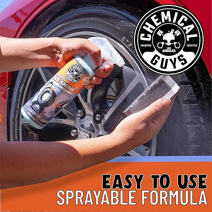 Chemical Guys Tire Kicker Sprayable Extra Glossy Tire Shine Safe - Image 11