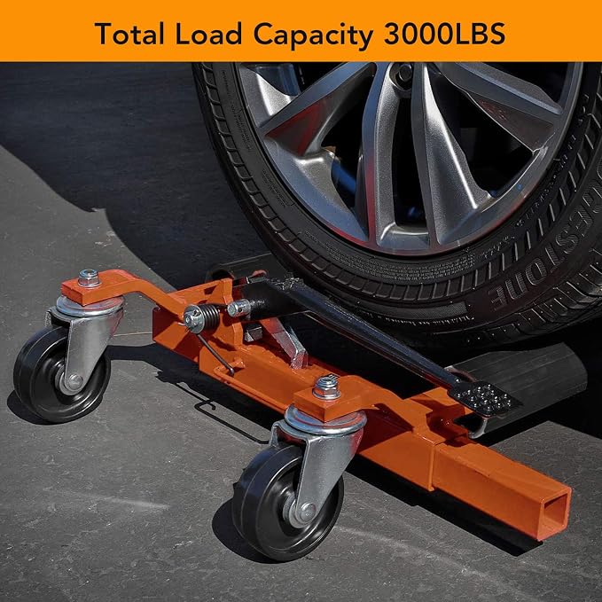 2Pcs Car Wheel Dolly, 1500LBS Capacity Trailer Dolly - Image 3