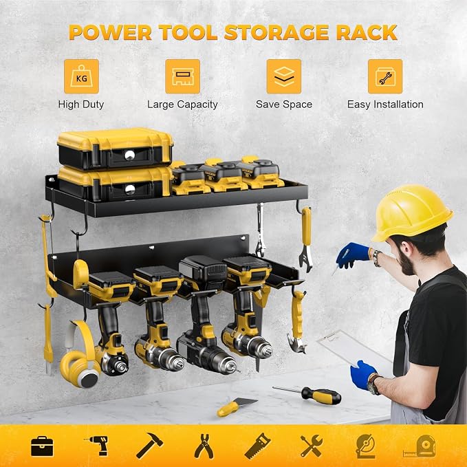 Power Tool Organizer Wall Mount - Image 6