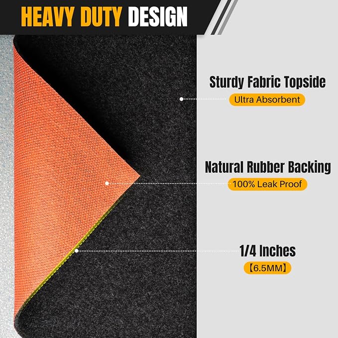 Heavy Duty Oil Spill Mat, Garage Floor Mat - Image 3