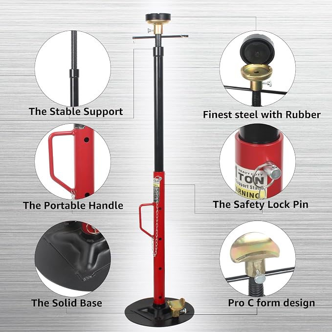 BESTOOL 1-Ton Underhoist Support Stand - Image 2