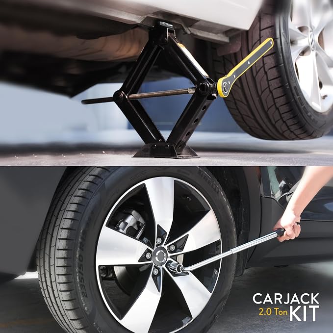 Car Jack Kit | Scissor Jack for Car 2 Ton - Image 2