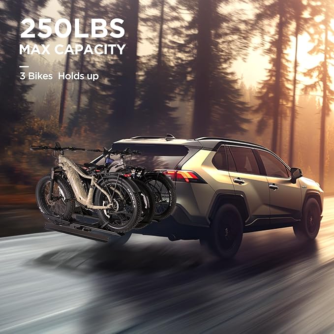 Rockland Foldable 3-Ebike Rack - Image 2