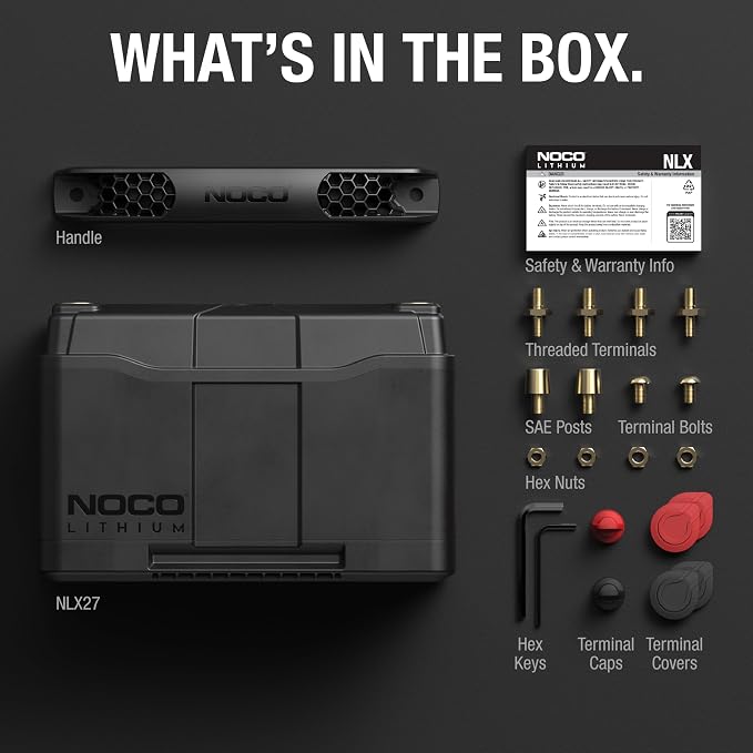 NOCO Lithium NLX27: 12V Dual-Purpose LiFePO4 Lithium-Ion Battery - Image 6