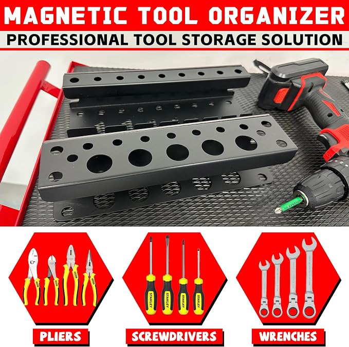 ULIBERMAGNET Magnetic Screwdriver Holder, Magnetic Wrench Holder, Heavy Duty - Image 5