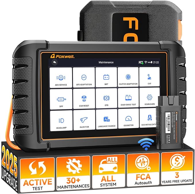 2025 FOXWELL Scanner NT809BT Bidirectional Scan Tool, All System OBD2 Scanner by FOXWELL