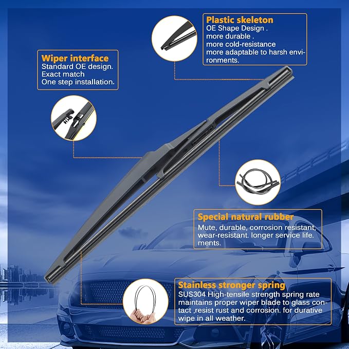Windshield Wiper Blade Set Replacement - Image 5