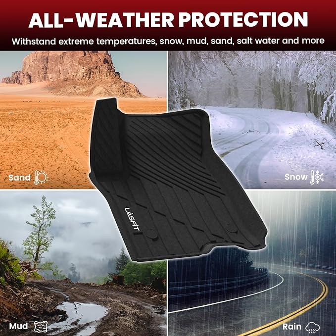 LASFIT Floor Mats & Cargo Liner 2021-2025 & Only 7 Seats - Image 8
