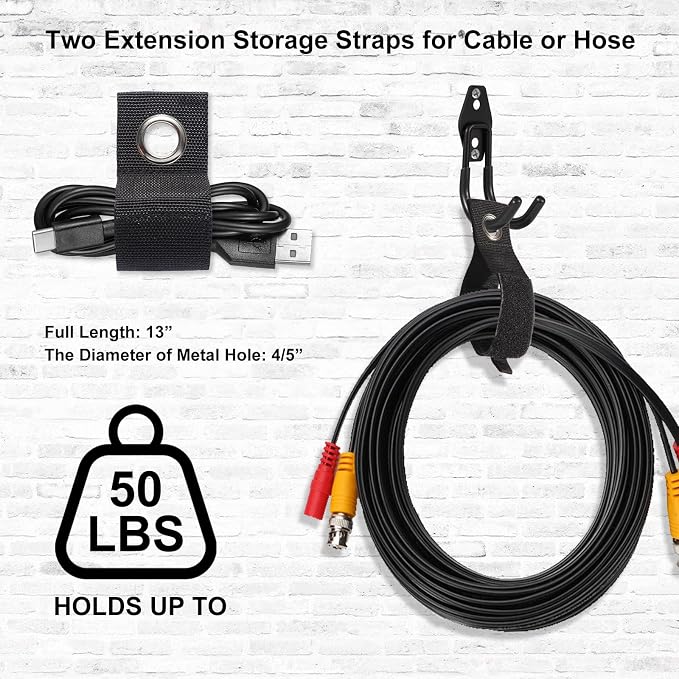 Garage Hook Heavy Duty Wall Storage Hangers, 28 Pack Garage Storage Hooks Steel - Image 3