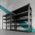 76" H x 60" W x 24" D 5-Tier Heavy Duty Garage Shelving Unit, 3000 LBS Capacity by Nexvrtau