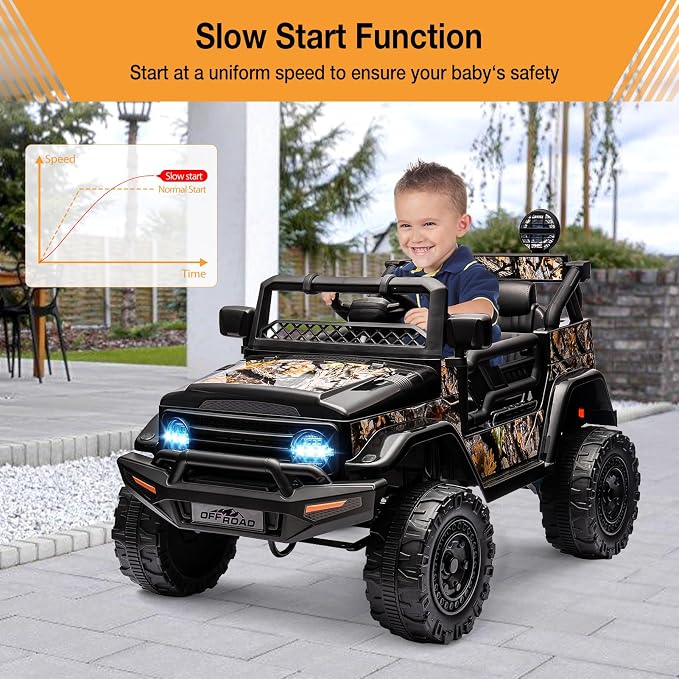 Garvee 12V Kids Ride On Truck Car - Image 2