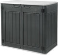 DWVO 47 cu ft Spacious Horizontal Storage Unit, Outdoor Resin Tool Locker by DWVO