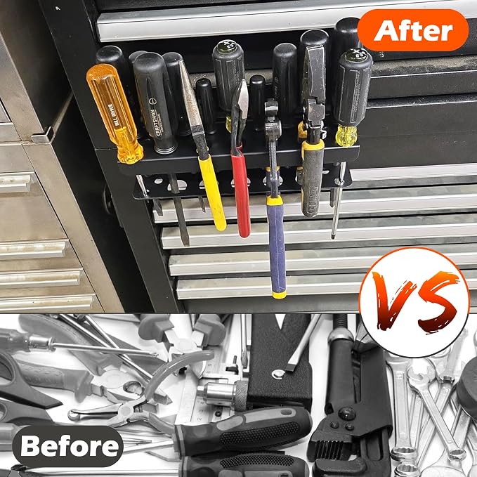 ULIBERMAGNET Magnetic Screwdriver Rack, Heavy Duty Magnetic Tool Holder - Image 5