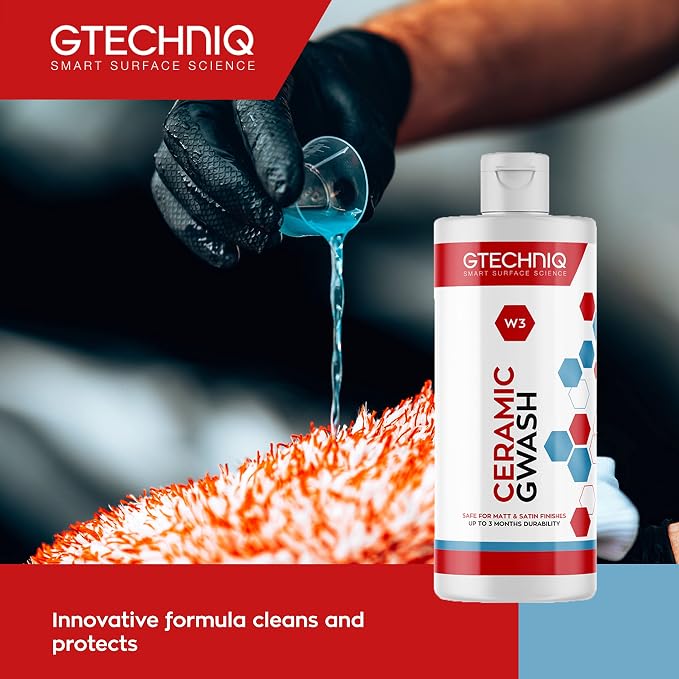 Gtechniq Car Shampoo. 2-in-1 Ceramic GWash and Hydrophobic Coating - Image 2