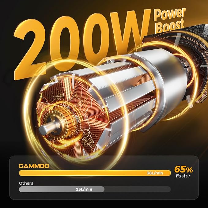 25 Gal Electric Oil Drain Pan, 110V High-Flow Pump, 9.8 FT Hose, 200 W Motor - Image 3
