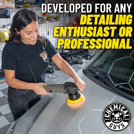 Chemical Guys BUF_209X TORQX Random Orbital Polisher, Complete Detailing Kit - Image 6