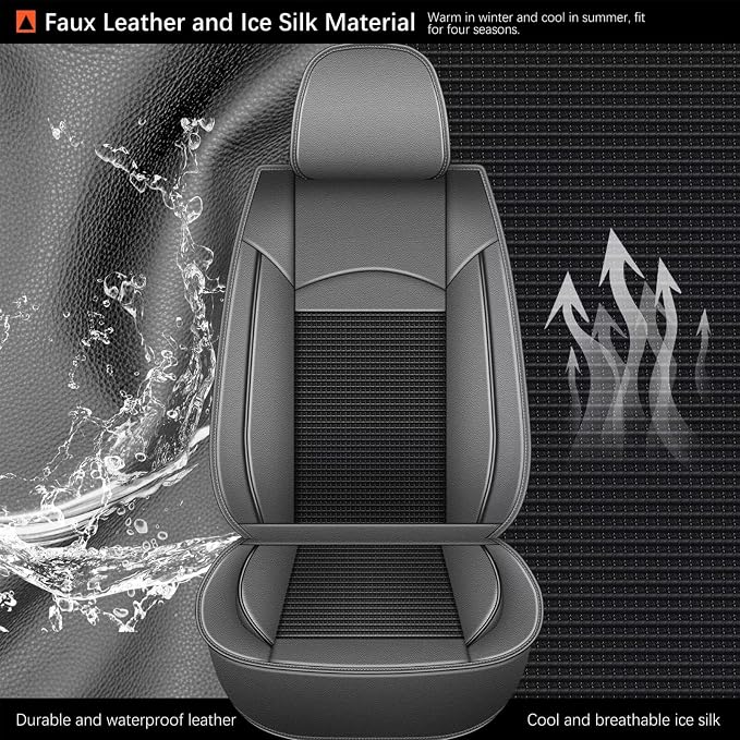 Seat Covers Fit for Toyota Camry: 2012-2025 Car Seat Covers Full Set 5 Seats - Image 5