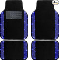 NBTEPEM Blue Bling Car Floor Mats Full Set, Universal Fit Most Cars by NBTEPEM