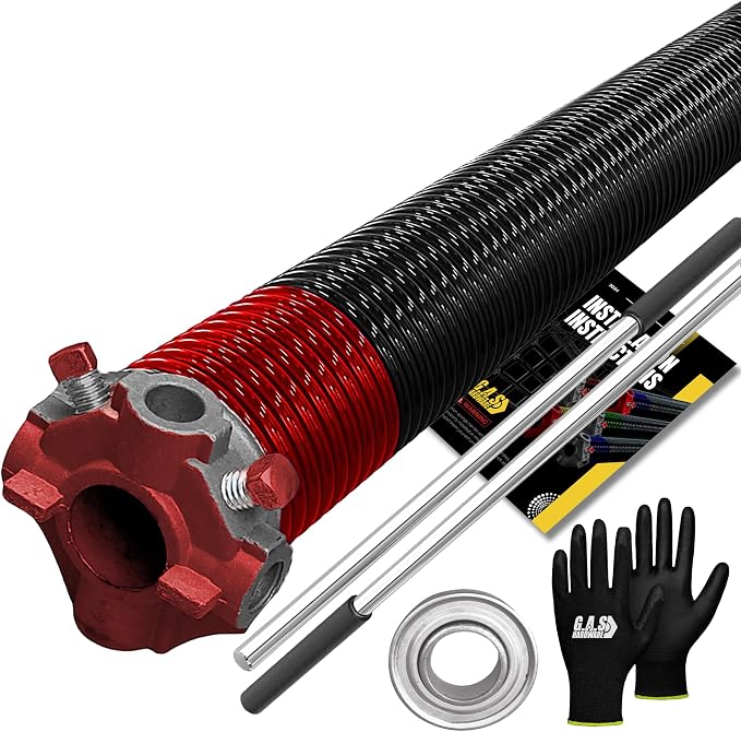Garage Door Torsion Spring 225x1.75x31 Includes 1” Steel Bearing, Non-Slip by GASHardware