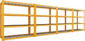 REIBII 40" W Garage Shelving Heavy Duty Metal Shelving 2200LBS Storage Shelves by REIBII