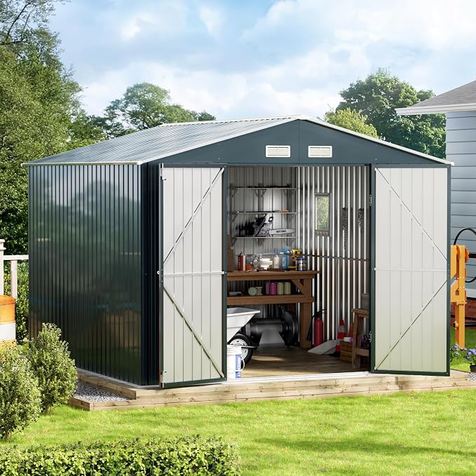 10X10FT Outdoor Steel Storage Shed - Image 3