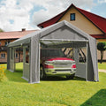 12x20ft Heavy Duty Carport Outdoor Canopy Portable Garage by Wpond