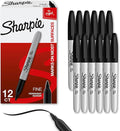 Sharpie Permanent Markers, Fine Tip, & Home, Quick Drying, Fade Resistant by Sharpie