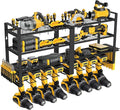 Power Tool Organizer Wall Mount, 4 Layer Heavy Duty Metal Power Tool Storage by JSYONII