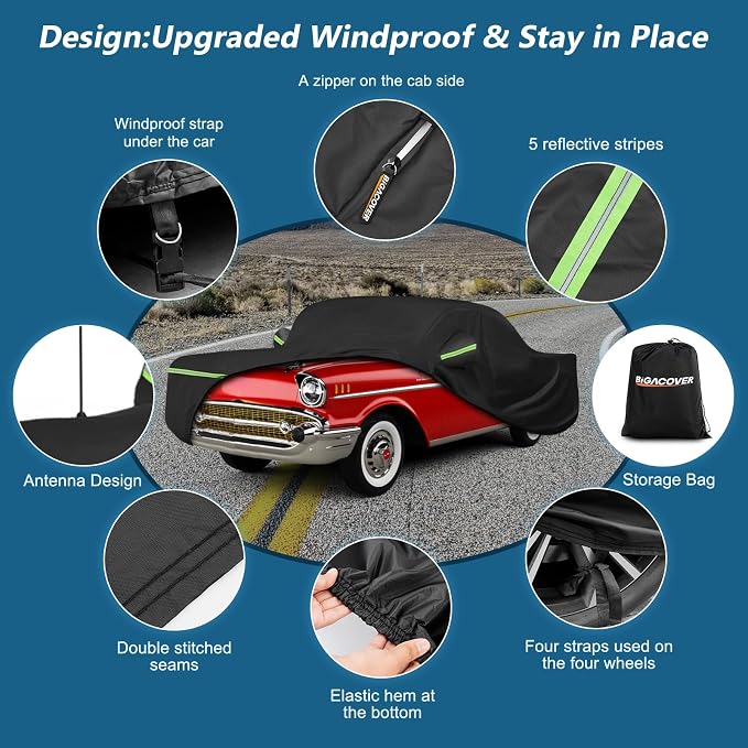 Waterproof Car Covers for Chevrolet Bel Air/150/210 1950-1957 - Image 4