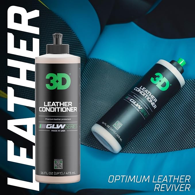 3D Leather Conditioner for Car, GLW Series | Restore, Protect | UV Protection | - Image 3
