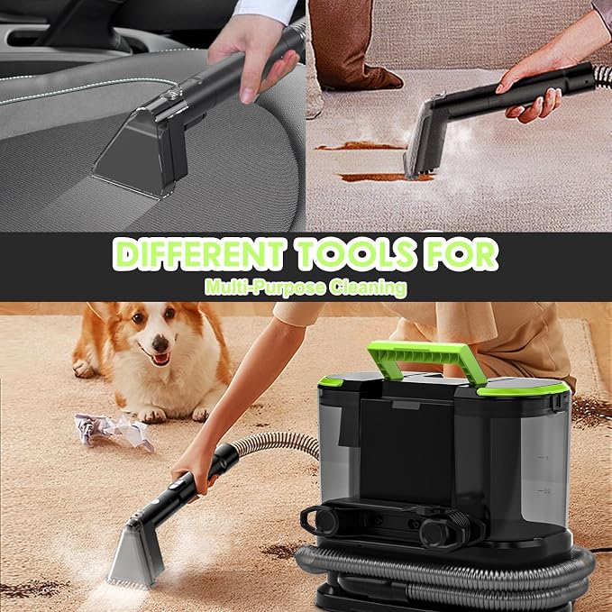Portable Carpet & Upholstery Cleaner, Deep Cleaning - Image 6