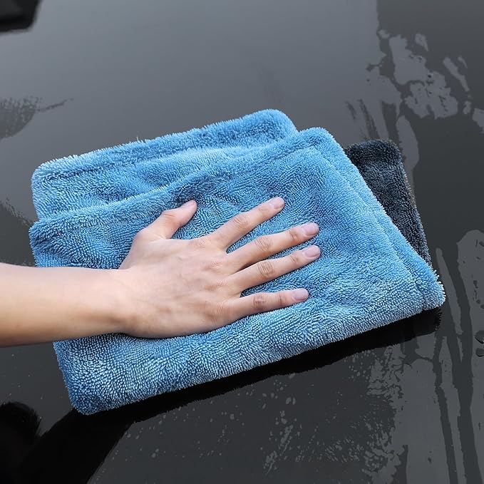 LIVOS Extra Large Car Drying Towel, Twisted Terry Microfiber Towels - Image 5