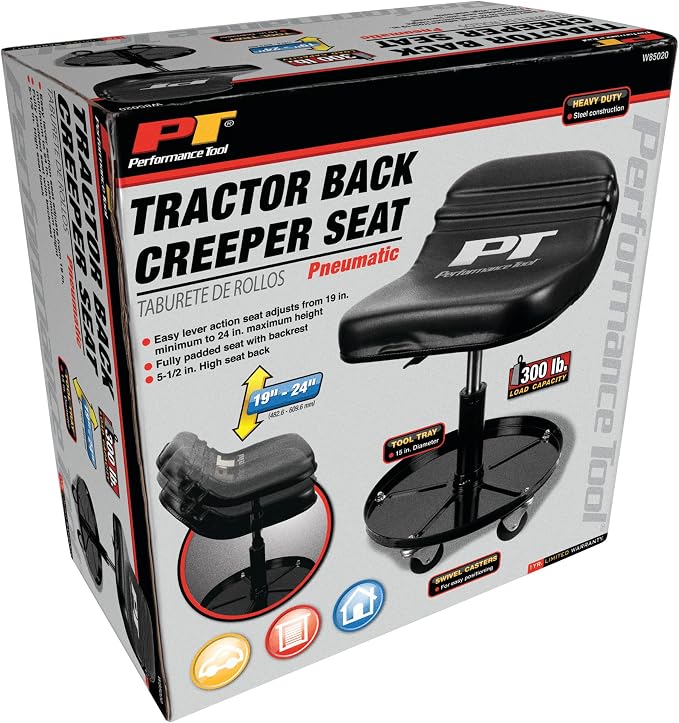 Performance Tool W85020 Tractor Creeper Rolling Work Seat - Image 10