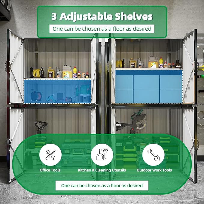 AECOJOY Outdoor Storage Cabinet Waterproof - Image 3