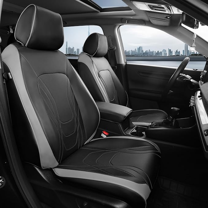 FREESOO Seat Covers for Honda CRV, Custom Fit Car Seat Covers for CRV LX EX by FREESOO