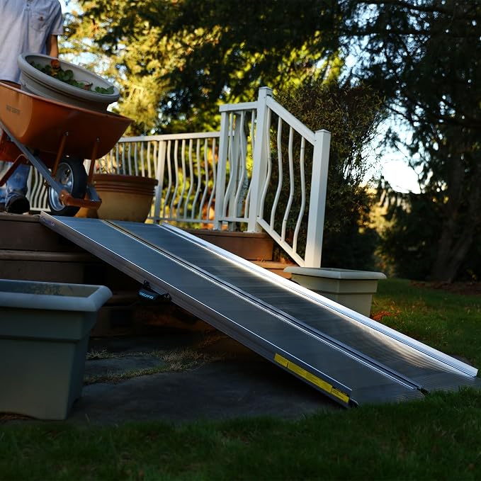 EZ-ACCESS TRAVERSE 2 Foot Durable Aluminum All Weather Singlefold Portable - Image 9