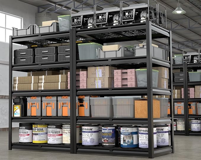 PrimeZone Heavy Duty Garage Shelving 5 Tier Heavy Duty Storage Shelves - Image 2