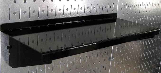 Wall Control 30-WGL-200GVB Galvanized Steel Pegboard Tool Organizer, Galv/Black - Image 2