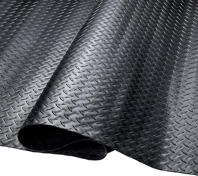 SEAL 6 x 20 Ft Premium Garage Floor Mat, Solid 2.8mm Thickened Black Commercial - Image 7